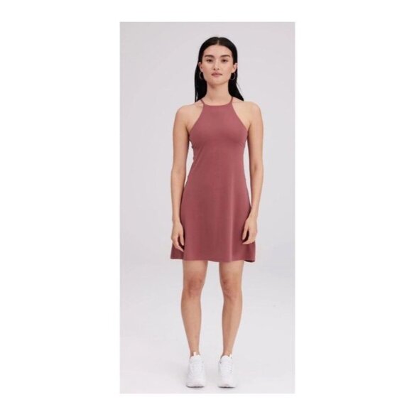 Girlfriend Collective FLOAT Naomi Strappy Dress, XSmall, Bike shorts, Pockets - Picture 1 of 14